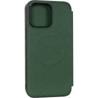 Чехол-книга Premier Book Case (Magsafe) iPhone 13 Pro, Forest green