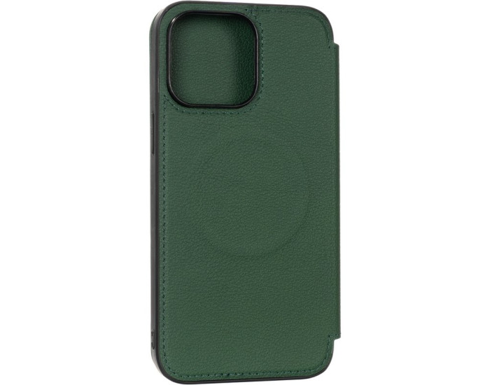 Чехол-книга Premier Book Case (Magsafe) iPhone 13 Pro, Forest green