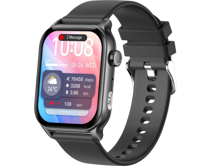 Часы умные Gelius Amazwatch Light (GP-SW015) черные