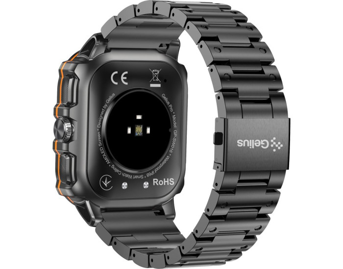 Часы умные Gelius Pro Tactical Heavy (GP-SW016) - Black Chrome
