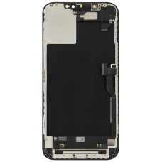 Дисплей с сенсорным экраном (модуль) iPhone 12 Pro Max, черный с верхним шлейфом, оригинал