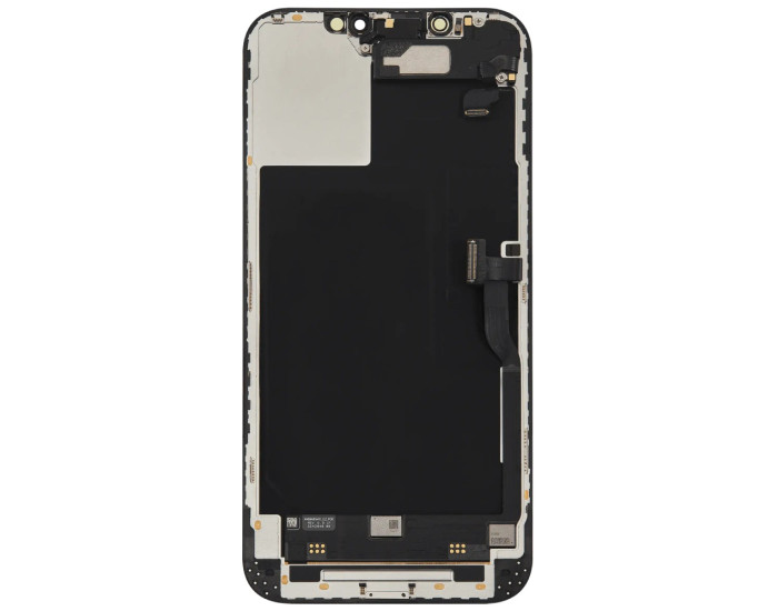 Дисплей с сенсорным экраном (модуль) iPhone 12 Pro Max, черный с верхним шлейфом, оригинал