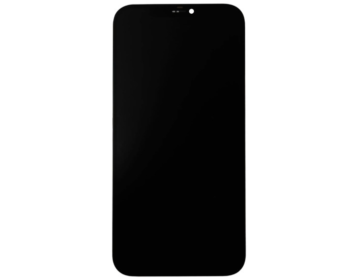 Дисплей с сенсорным экраном (модуль) iPhone 12 Pro Max, черный с верхним шлейфом, оригинал