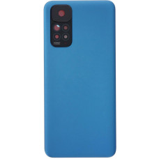 Задняя панель корпуса для Xiaomi Redmi Note 11 /Note 11s, синяя (Twilight blue) со стеклом камеры, оригинал
