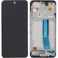 Дисплей з сенсорним екраном (модуль) Xiaomi Redmi Note 12S, чорний з рамкою, переклеювання