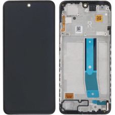 Дисплей з сенсорним екраном (модуль) Xiaomi Redmi Note 12S, чорний з рамкою, переклеювання