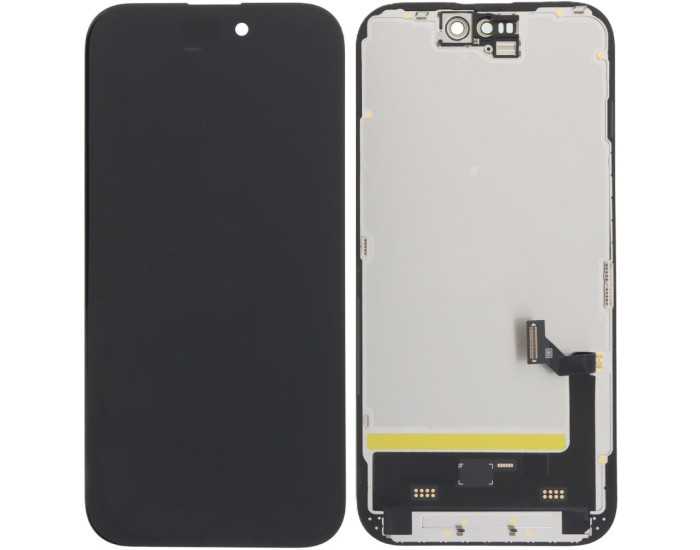 Дисплей з сенсорним екраном (модуль) iPhone 15, чорний, DD-OLED (прив'язується до iOS 26)