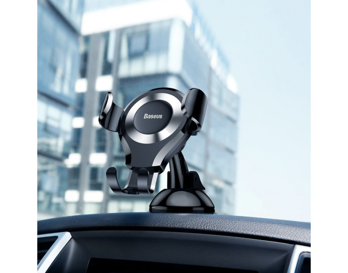 Автодержатель Baseus Osculum Type Gravity Car Mount Black