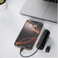 Портативна батарея (Power Bank) XO PR281 for Lightning з ліхтариком 5000mAh, чорний
