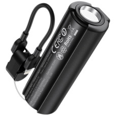 Портативна батарея (Power Bank) XO PR281 for Lightning з ліхтариком 5000mAh, чорний