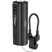 Портативна батарея (Power Bank) XO PR281 for Lightning з ліхтариком 5000mAh, чорний