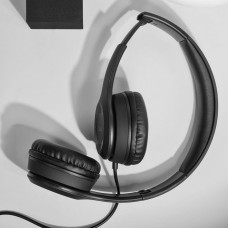 Провідні навушники Hoco W21 Graceful Charm (Сірий / Grey)