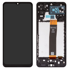 Дисплей с сенсорным экраном (модуль) Samsung A136 Galaxy A13 5G /A047 A04s, черный с рамкой, REV1.0