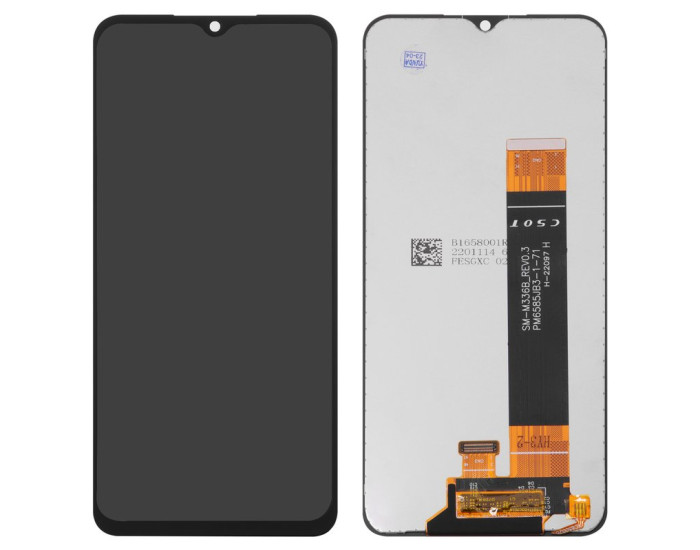 Дисплей з сенсорним екраном (модуль) Samsung A135 /A137 /A236 /M135 /M236 /M336, REV0.3, чорний, High Copy