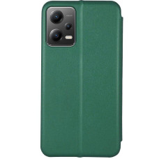 Чехол-книга кожаный Classy Xiaomi Redmi Note 12 5G/Poco X5 5G, зеленый