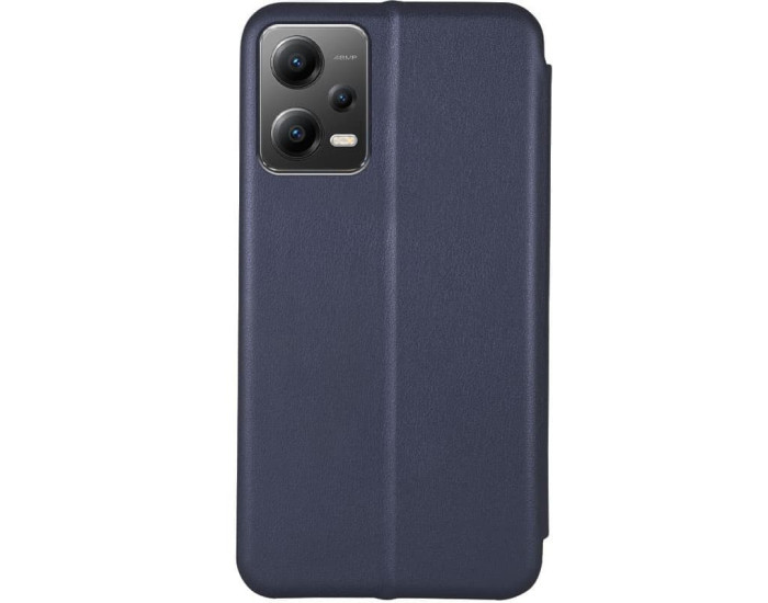 Чохол-книга шкіряний Classy Xiaomi Redmi Note 12 5G/Poco X5 5G, Темно-синій
