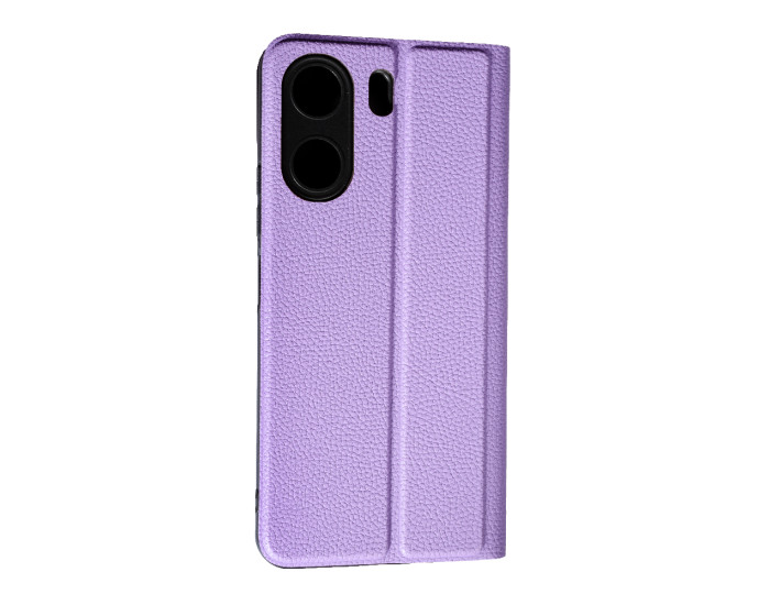 Чехол-книга ELITE Xiaomi Redmi 13C /Poco C65, сиреневый