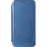 Чехол-книга (кожа) Xiaomi Mi 11, синий