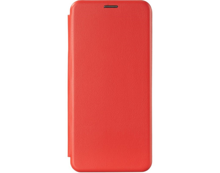 Чехол-книга (кожа) Xiaomi Redmi 9, красный