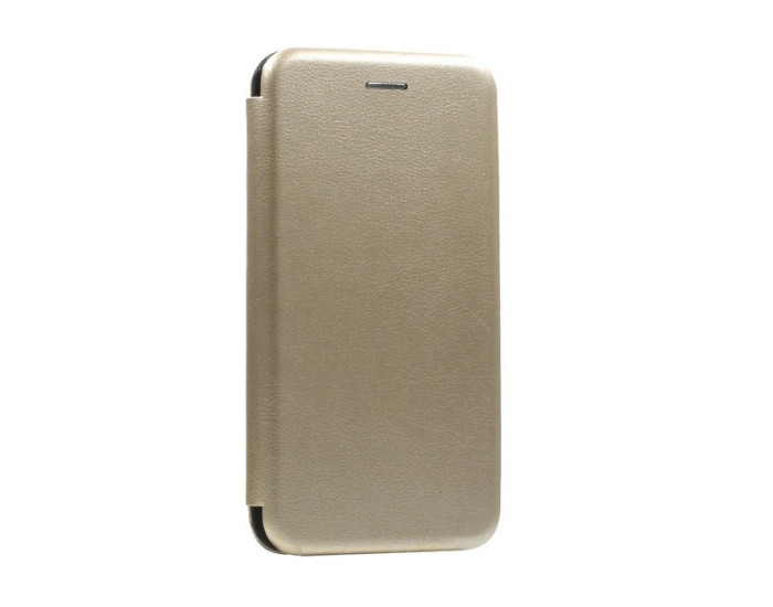 Чехол-книга (кожа) Xiaomi Redmi 12, золото