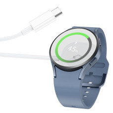 Беспроводная зарядка Hoco DC86 Wireless charger for Samsung Watch (White)