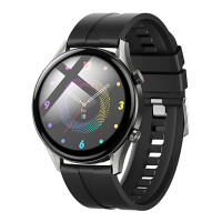 Годинники розумні, Hoco Smart Watch Y7 Pro (call version), Metal gray
