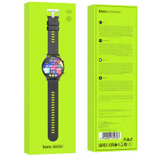 Годинники розумні, Hoco Smart Watch Y7 Pro (call version), Metal gray