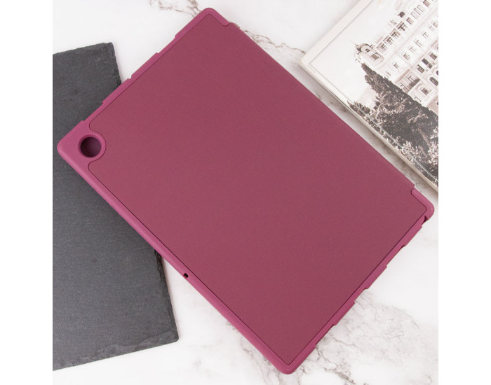 Чехол-книга Book Cover (stylus slot) Samsung Galaxy Tab A8 10.5" (2021) (X200/X205) марсала