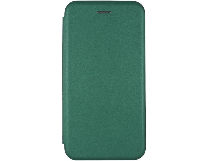 Чехол-книга Glassy Samsung Galaxy A04s / A13 5G (A047 / A136U) Кожаный (Темно-зеленый)