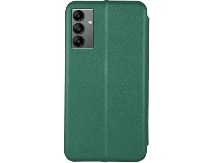Чехол-книга Glassy Samsung Galaxy A04s / A13 5G (A047 / A136U) Кожаный (Темно-зеленый)
