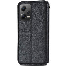 Чохол-книга шкіряний GETMAN Cubic Xiaomi Redmi Note 12 5G/Poco X5 5G, чорний