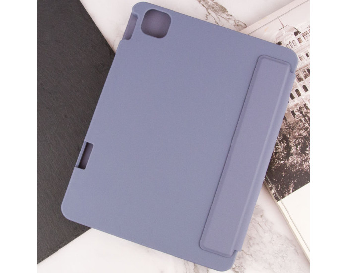 Чехол-книга на планшет Smart Case Open buttons + Stylus для Apple iPad Pro 11" (2024) (Lavender gray)