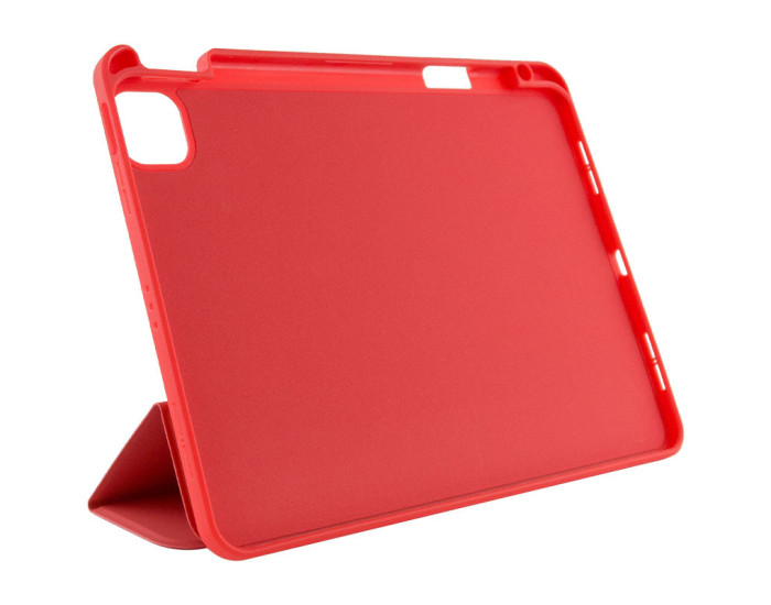 Чехол-книга на планшет Smart Case Open buttons + Stylus для Apple iPad Pro 11" (2024) (Red)