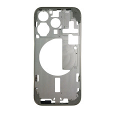 Рамка кріплення корпуси iPhone 15 Pro Max, Natural Titanium з кнопками и сіткою (EU)