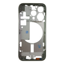 Рамка кріплення корпуси iPhone 15 Pro Max, Natural Titanium з кнопками и сіткою (EU)