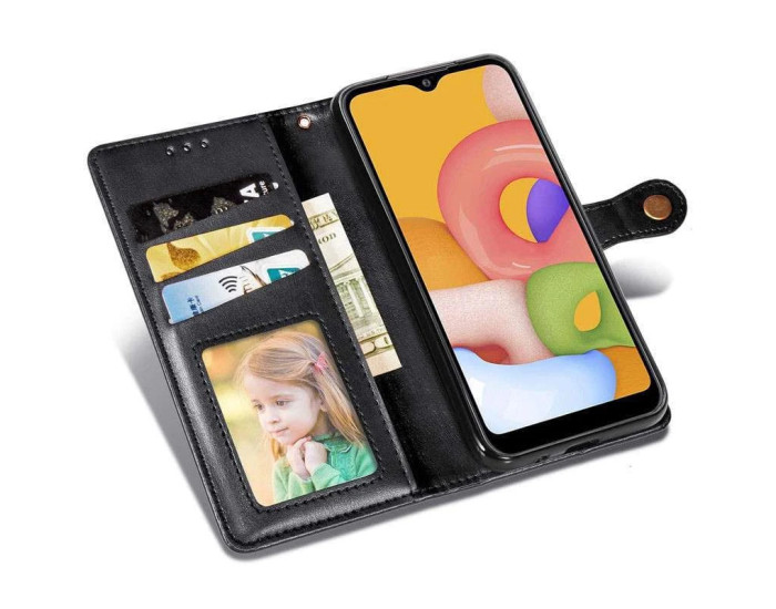 Чохол-книга GETMAN Gallant шкіряний Xiaomi Redmi A3, чорний