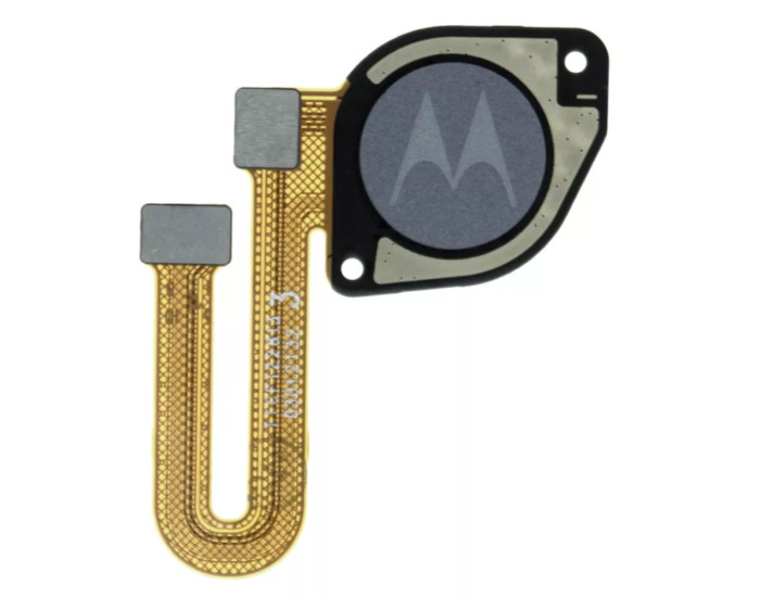 Шлейф для Motorola XT2135, Moto G60, Moto G40 Fusion, сканер отпечатка пальца, (Touch ID) Dynamic Gray