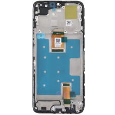 Дисплей з сенсорним екраном (модуль) Huawei Honor X6a, чорний, з рамкою, оригінал