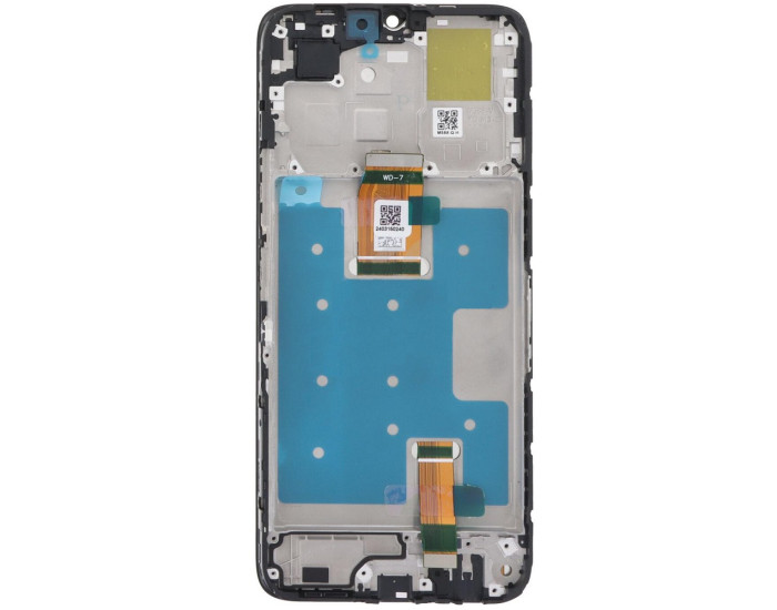 Дисплей з сенсорним екраном (модуль) Huawei Honor X6a, чорний, з рамкою, оригінал
