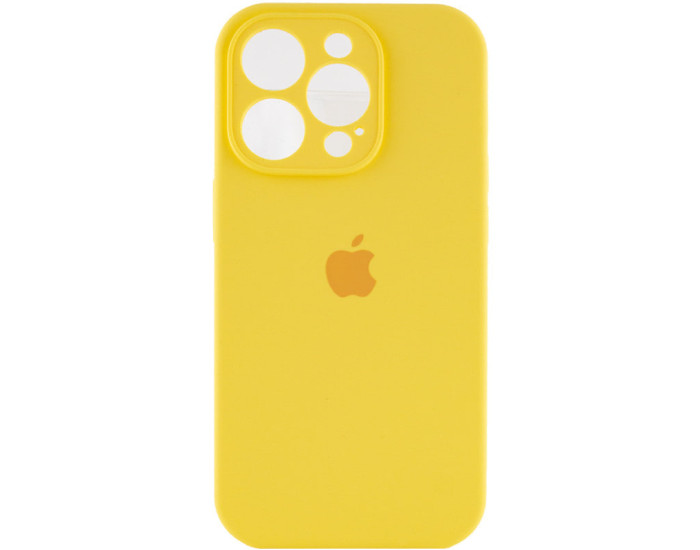 Чохол-силікон оригінал Full Camera Soft Matte iPhone 15 Pro Max, Yellow