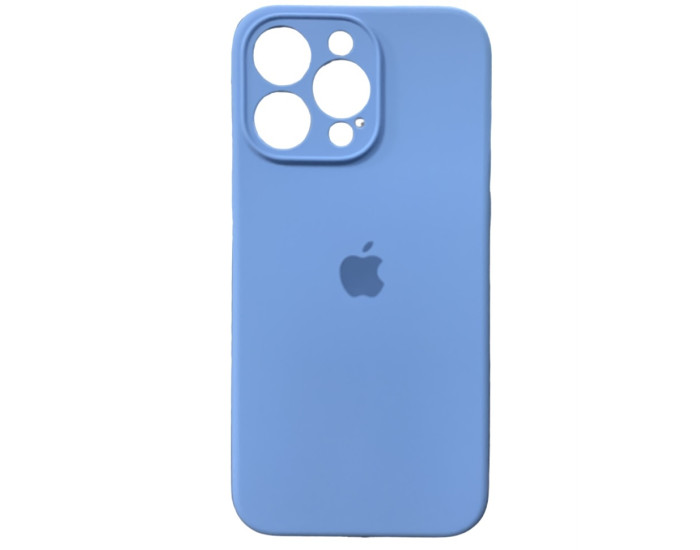 Чохол-силікон оригінал Full Camera Soft Matte iPhone 15 Pro Max (Блакитний / Lilac Blue)