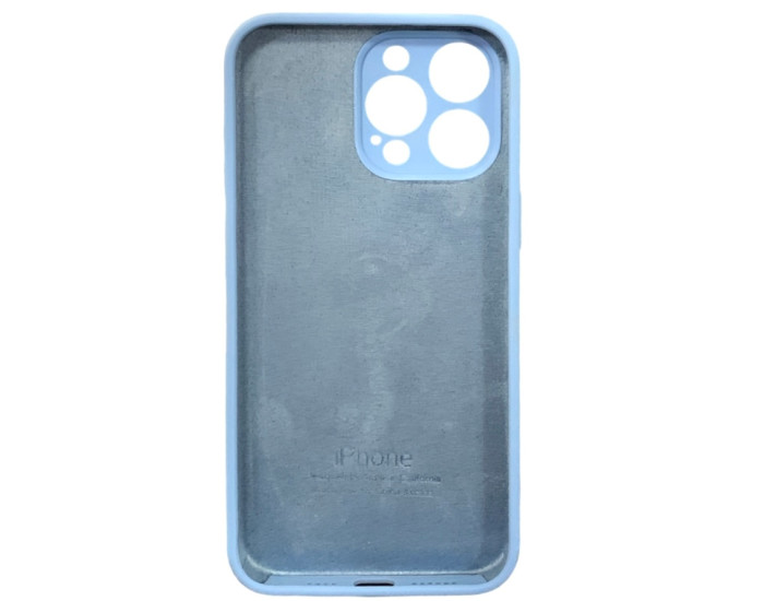 Чохол-силікон оригінал Full Camera Soft Matte iPhone 15 Pro Max (Блакитний / Lilac Blue)
