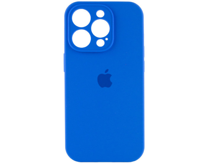 Чохол-силікон оригінал Full Camera Soft Matte iPhone 15 Pro Max (Синій / Capri Blue)