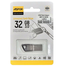 Флешка USB 3.0 Aspor 32GB AR114, срібляста