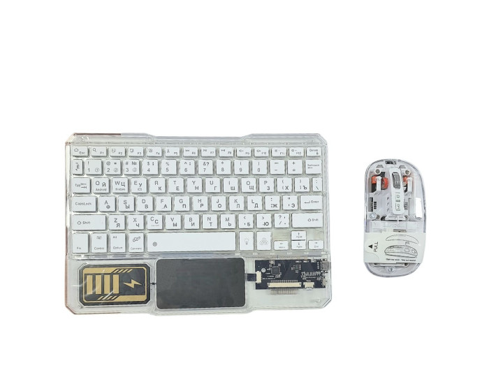 Комплект (клавіатура + миша) KB333 Combo RGB, Бездротовий
