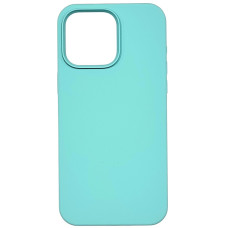 Чохол-силікон оригінал Full Soft Matte (no logo) iPhone 15 Pro Max, бірюзовий