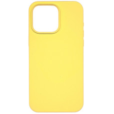 Чохол-силікон оригінал Full Soft Matte (no logo) iPhone 15 Pro Max, Жовтий