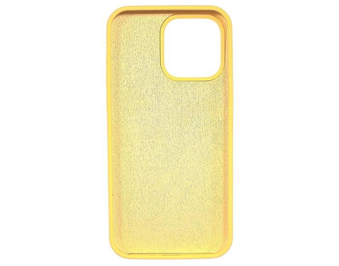 Чохол-силікон оригінал Full Soft Matte (no logo) iPhone 15 Pro Max, Жовтий