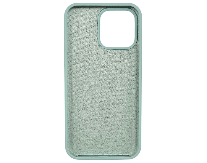 Чохол-силікон оригінал Full Soft Matte (no logo) iPhone 15 Pro Max, світло-бірюзовий