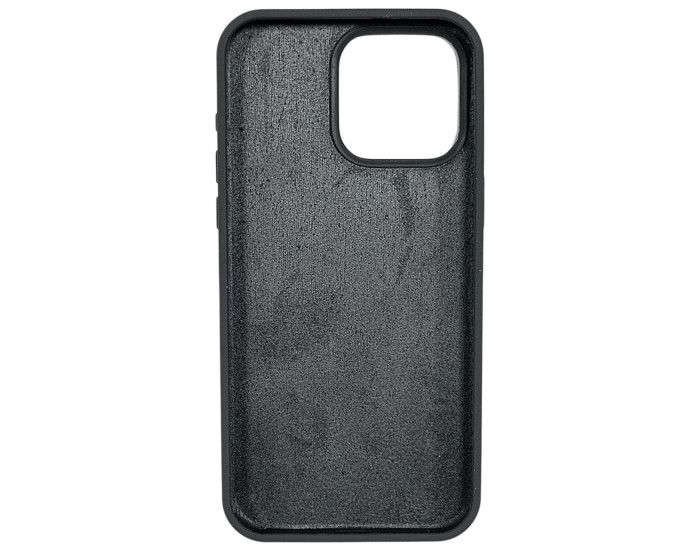 Чохол-силікон оригінал Full Soft Matte (no logo) iPhone 15 Pro Max, Темно-сірий